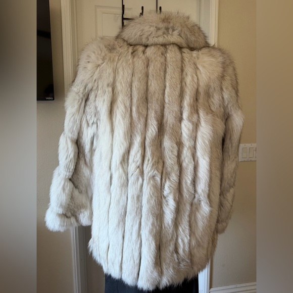 Blue Fox fur Coat Finland Origin size 2 - Picture 6 of 16